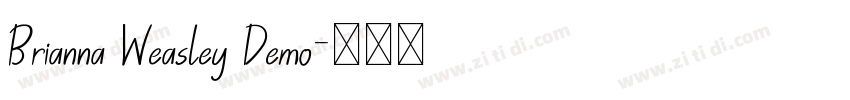 Brianna Weasley Demo字体转换